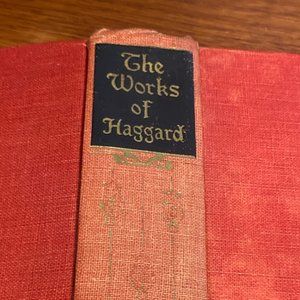 Antique Book-The Works of H. Rider Haggard One Volume Edition 1928